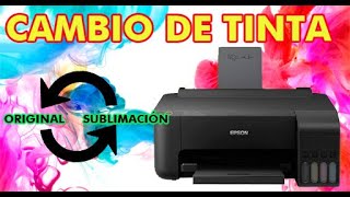 LIMPIEZA Y CAMBIO DE TINTA EN IMPRESORAS EPSON [upl. by Annaxor]