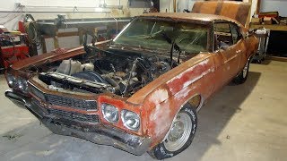 1970 Chevrolet Chevelle SS Restoration Project [upl. by Assetan749]