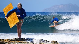 Creating amp SURFING a DIY Plywood Surfboard [upl. by Merci625]