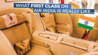 TRIPREPORT  Air India FIRST CLASS  Boeing 777300ER  Delhi  Mumbai [upl. by Noxid760]