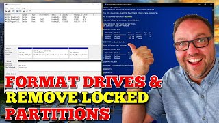 How to Format a Hard Drive amp Delete Recovery Partitions  Windows 10  Diskpart Delete Partition [upl. by Sheryl301]