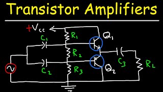 Transistor Amplifiers  Class A AB B amp C Circuits [upl. by Ceciley]