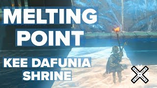 The Melting Point  Kee Dafunia Shrine Walkthrough  Zelda Breath of the Wild BotW [upl. by Ailegna]