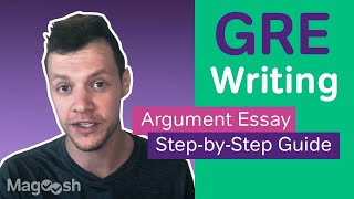 GRE Writing A StepbyStep Guide to the GRE Argument Essay [upl. by Pippas968]