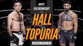 UFC Hall vs Topuria [upl. by Ferrigno262]