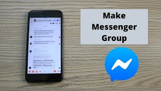 How to Make Group Chats on Messenger Updated  Create Group Chat in Messenger [upl. by Cirdes]