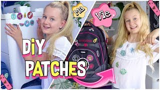 BACK TO SCHOOL DIY RUCKSACK PATCHES  MaVie Noelle Werbung [upl. by Kyd]