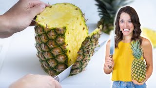 How to Cut a Pineapple in Under 5 Minutes Rings or Cubes [upl. by Alioz]