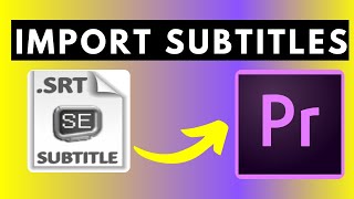 How to Import Subtitles In Adobe Premiere Pro CC 2021  Styling and Burn Subtitle Into Video [upl. by Queston]