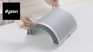 How to replace the filter on your Dyson Purifier Cool™ tower purifying fan heater [upl. by Ahsircal]