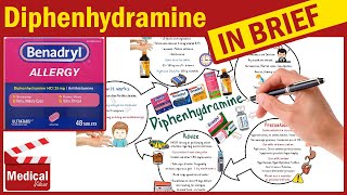 Diphenhydramine Hydrochloride  Benadryl  What is Diphenhydramine Uses Dosage amp Side Effects [upl. by Ellynn]