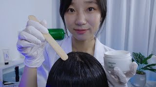 ASMR Dermatologist Scalp Check amp Treatment [upl. by Ainot]