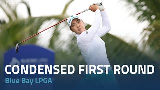 Condensed First Round  2024 Blue Bay LPGA [upl. by Ahtoelc]