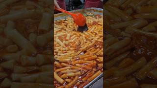 시장 떡볶이  korean street food [upl. by Chadabe]