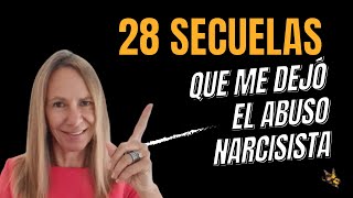 28 SECUELAS DEL ABUSO NARCISISTA [upl. by Linell710]