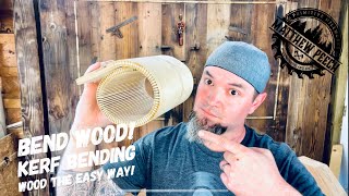 How to bend wood Kerf Bending [upl. by Sirdna]