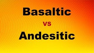 Basaltic VS Andesitic Magma [upl. by Healy]