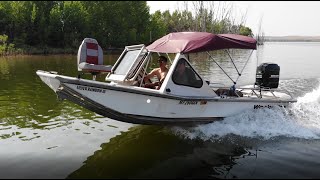 MY NEW RIVER JET BOAT  Wooldridge Alaskan Fishing Montana [upl. by Irrek984]