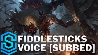 Voice  Fiddlesticks SUBBED  English [upl. by Nuawd607]