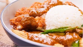 Chicken Katsu Curry Recipe  my virgin kitchen [upl. by Kenon]