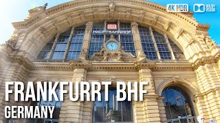 Frankfurt Hauptbahnhof One Of The Busiest Train Stations In  🇩🇪 Germany 4K HDR Walking Tour [upl. by Pages696]