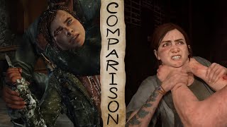 Ellie Being Strangled  Comparison Part 1 amp 2 [upl. by Eyatnod]