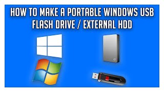 How To Create A Portable Windows USB  Run Windows 10 Off A USB [upl. by Kcered]