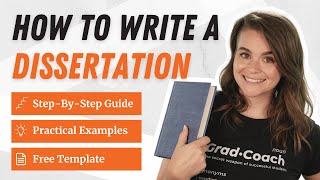 How To Write A Dissertation Or Thesis  8 Step Tutorial  Examples [upl. by Ginnifer813]