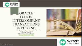 Oracle Fusion Intercompany Transaction Invoicing [upl. by Montagu]