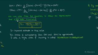 14 Richardson Extrapolation  Formula amp Questions [upl. by Weisler]