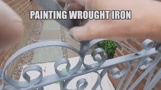 Painting Wrought Iron [upl. by Jerz]