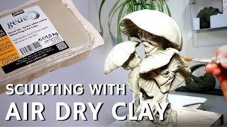 Sculpting with Air Dry Clay Tips and Materials [upl. by Nerad]