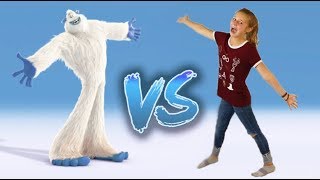 DO The YETI DANCE With the NEW Movie SMALLFOOT [upl. by Hayimas560]