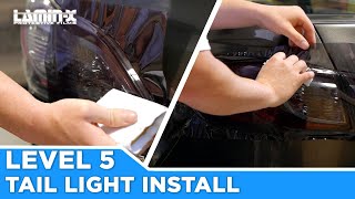 Laminx Universal Sheet Level 5  Tail Light Installation [upl. by Ellehsal21]