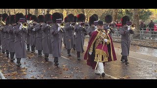 1918 Armistice Centenary The March to amp from the Cenotaph 2018 [upl. by Salbu]