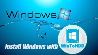 Tips tricks How to install windows with WinToHdd Soft [upl. by Neoma856]