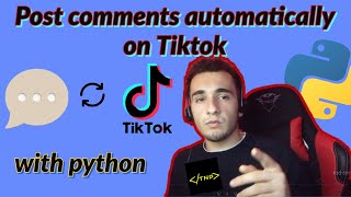 How to build a bot that comments automatically on Tiktok [upl. by Ilah]