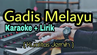 GADIS MELAYU KARAOKE  LAGU BATAK POPULER [upl. by Ahseneuq]