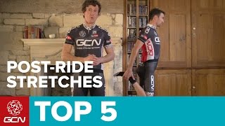 Top 5 Stretches To Do After A Ride  Cycling Fitness [upl. by Adnilre]