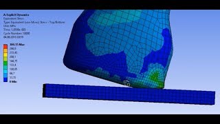 ANSYS Workbench 181 Tutorial 12 Bottle Drop  Explicit Dynamics  Impact  Drop Test  FEA [upl. by Enovaj824]