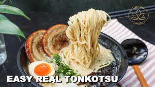 the BEST Tonkotsu Ramen Recipe How to Rich and Creamy Borth [upl. by Rudolf]