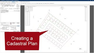 Creating a Cadastral Plan [upl. by Shaefer]