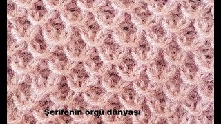 Yeni Bağlamalı Lastik Örgü Modeli [upl. by Hallee21]