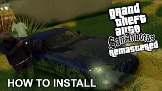 How to install GTA San Andreas Remastered PC  HD Textures and HD Graphics [upl. by Doroteya489]