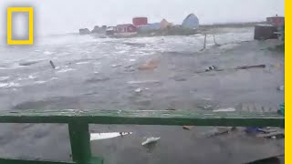 Watch Deadly Tsunami Hits Greenland  National Geographic [upl. by Josephson458]