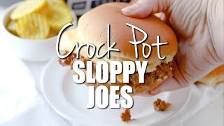 How to make Homemade Crock Pot Sloppy Joes [upl. by Alyk]