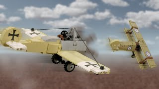 Lego WW1 Plane Battle  Dogfight stopmotion [upl. by Ariahs394]