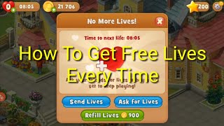 Get free lives every time💓 Gardenscapes [upl. by Retsek431]