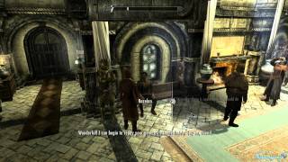 Skyrim How to create a distraction in Thalmor Embassy Diplomatic Immunity [upl. by Ojyma691]