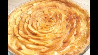 Tarte aux pommes base crème patissière [upl. by Hogen304]